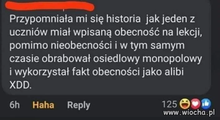 Miał alibi? Miał