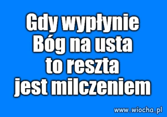 Kaprawym okiem ateisty patrząc ...
