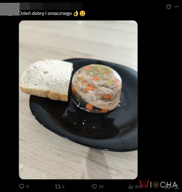 Galaretka z pieczywem, smacznego