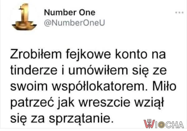 Wziął się za sprzątanie