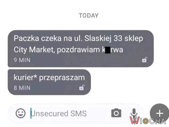 *kurier przepraszam