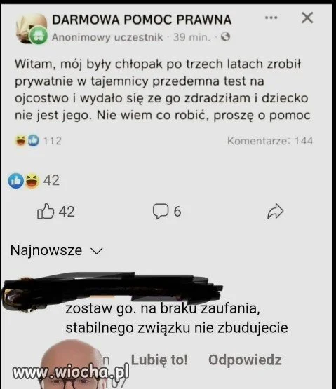 Co za bezczelność! Jak on tak mógł!