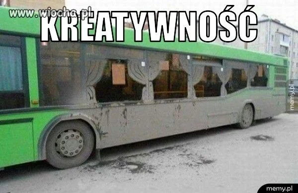 Gdy twórczość spotyka autobus