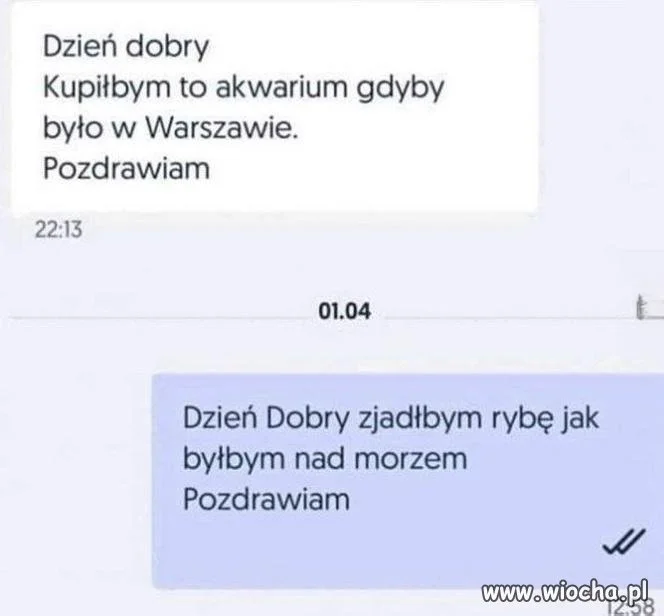 Odpowiedź której się nie spodziewał
