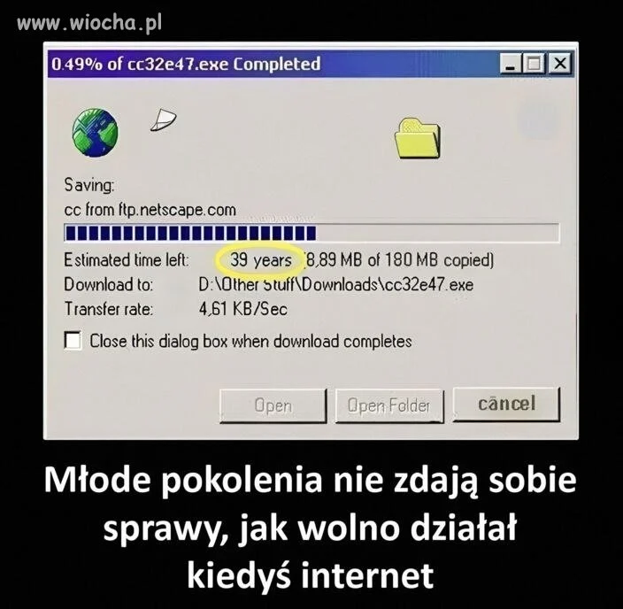 Pamiętasz, kiedy czekało się na pobranie?