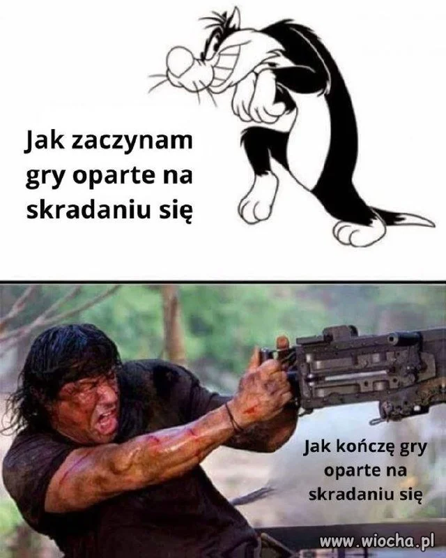 Od skradania do strzelania w 60 sekund
