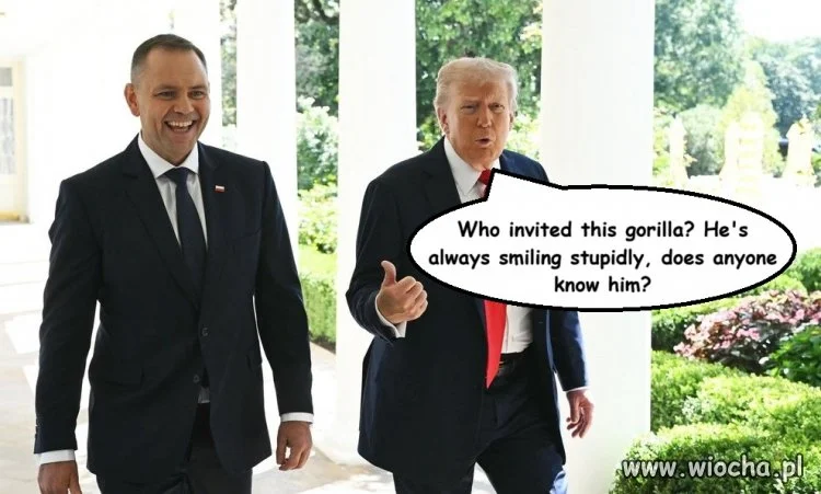 Trump znów będzie czytał jego nazwisko z promptera