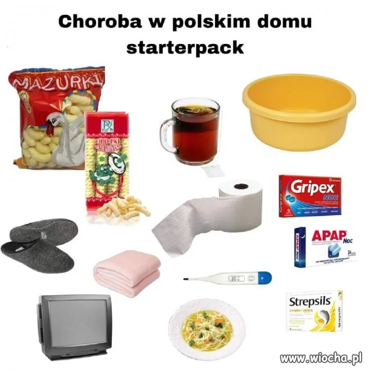 Chorowanie w polskim domu