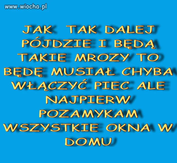 Taki mamy klimat