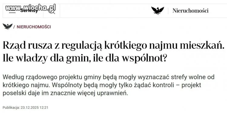 Tuż przed świętami, by nikt nie zauważył...