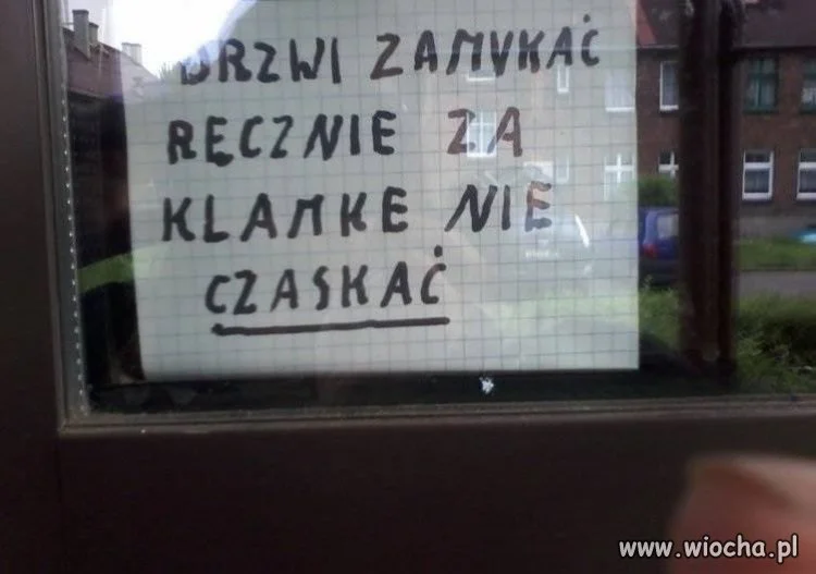 Nie czaskać 