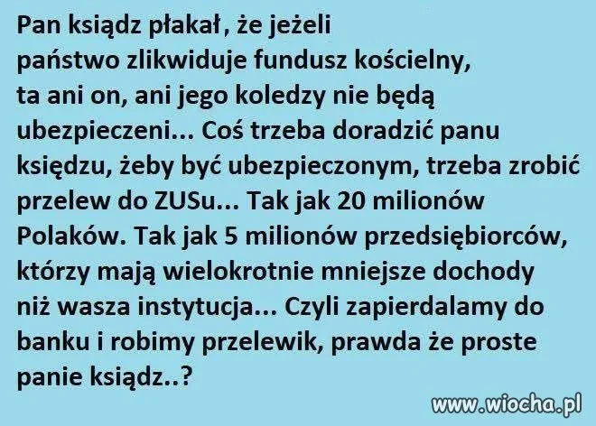 ...niech im płaci...
