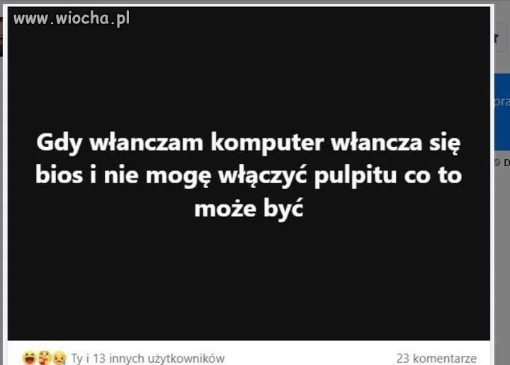 Włanczam komputer włancza się bios