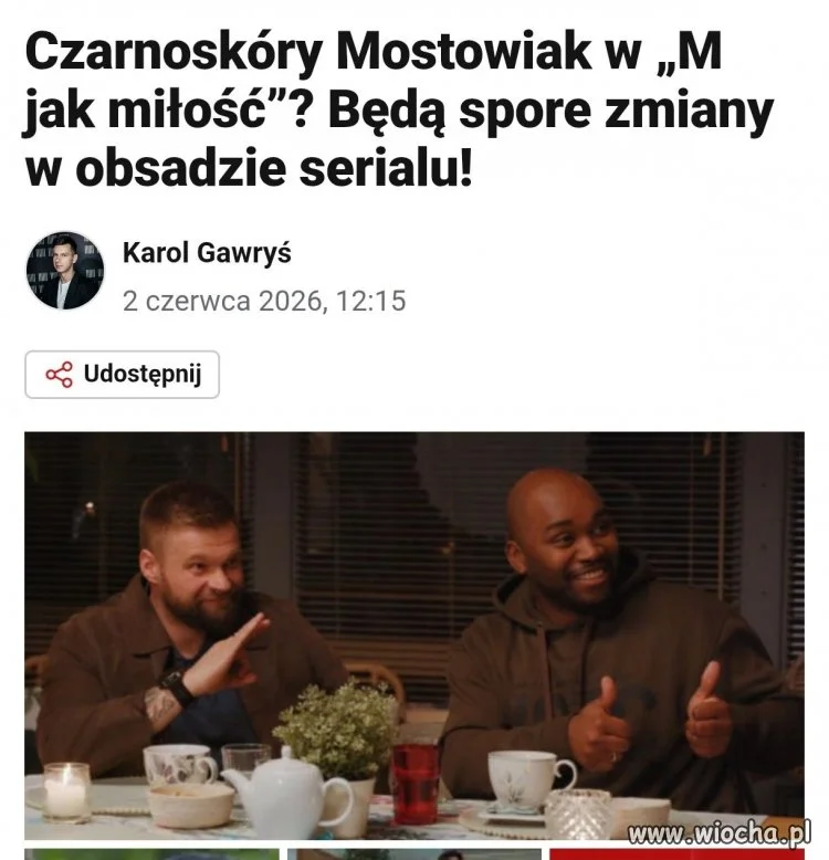 Czarnoskóry Mostowiak?