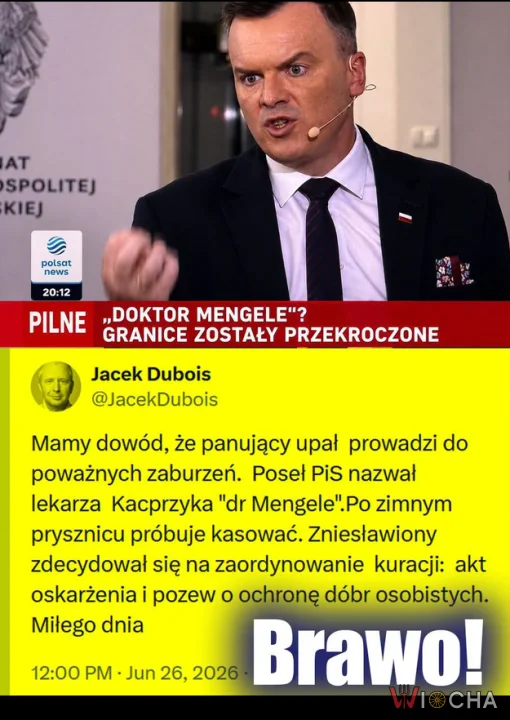 Krystian Mariusz z PiS to nauczyciel historii i WOS?
