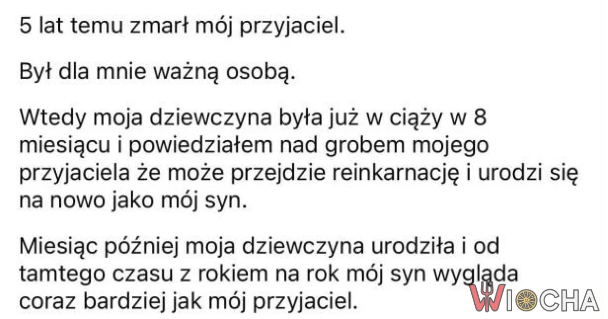 Nie no... na pewno reinkarnacja