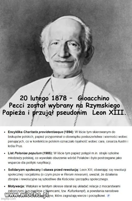 Leon XIII  - papież który namawiał