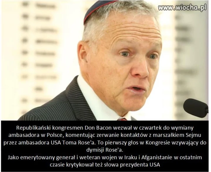 Nawet republikanie krytykują ambasadora kundla.