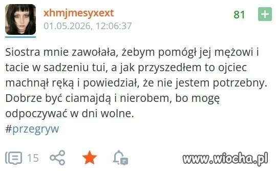 Dobrze być ciamajdą