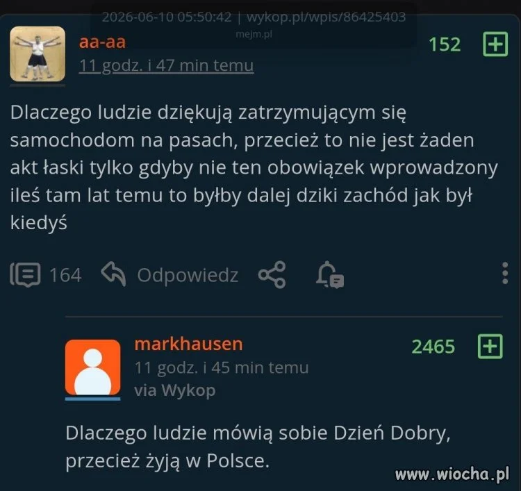 Dlaczego ludzie dziękują