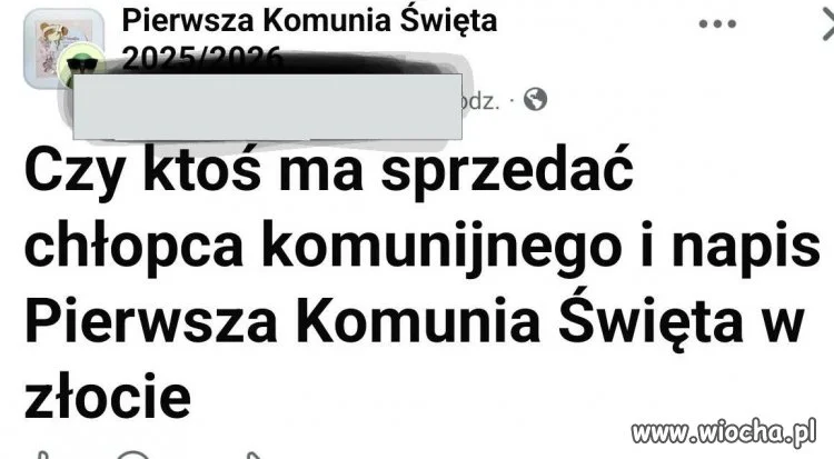 Chłopiec komunijny