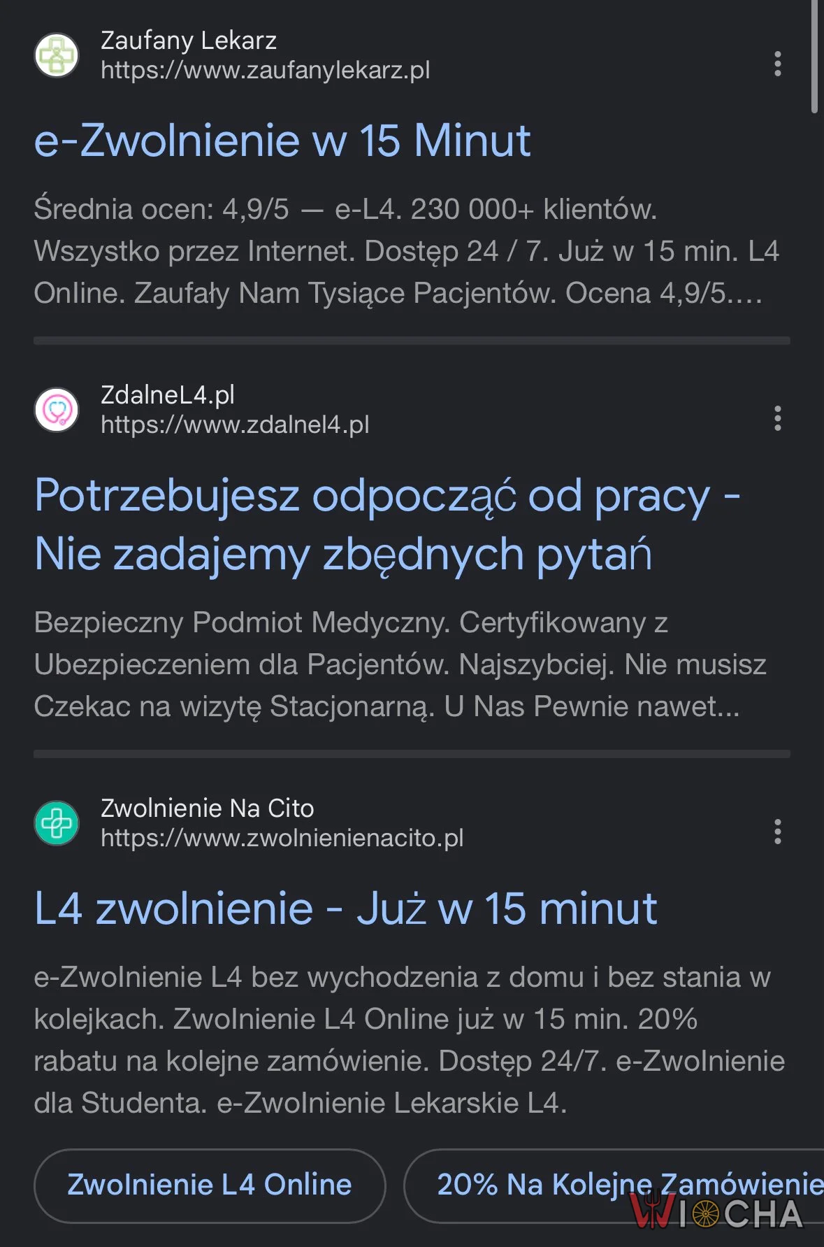 L4 w 15 min