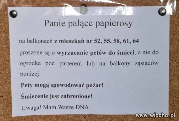 Uwaga! Mam wasze DNA