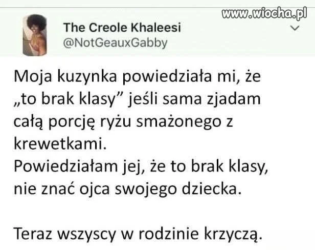 Każdy inaczej widzi brak klasy