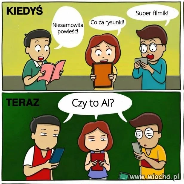 Kiedyś książki, teraz AI