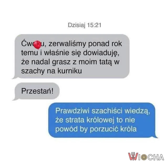 Szachowy dramat związkowo-rodzinny