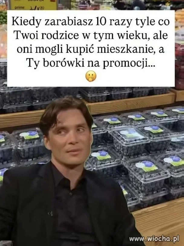 Rodzice kupowali domy, ja kupuję owoce