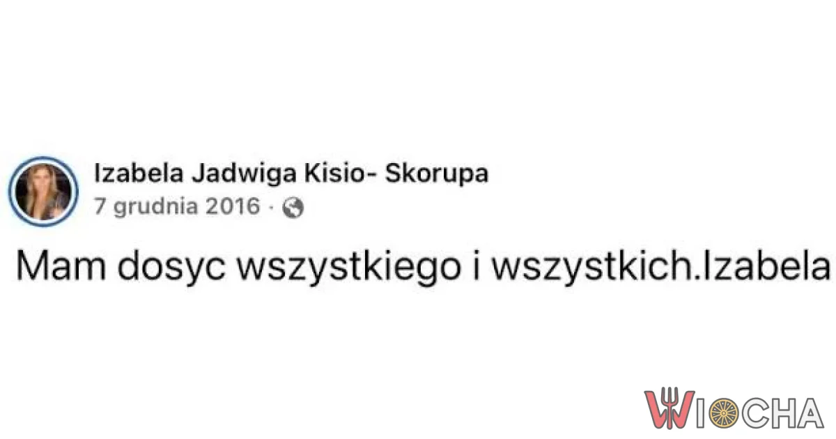Pani Izabelo, podpisuję się