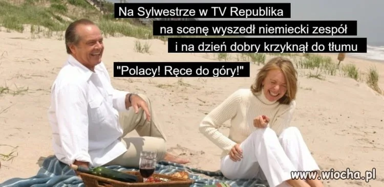 Ale, że niemiecki zespół w Republice.