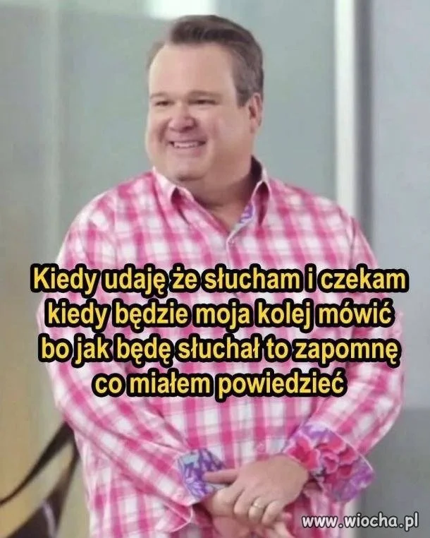 W sumie to już zapomniałem, co powiedzieć