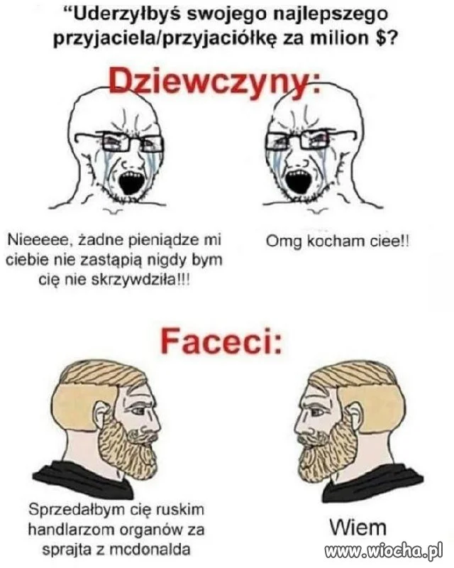 Kto powiedział, że przyjaźń jest za darmo?
