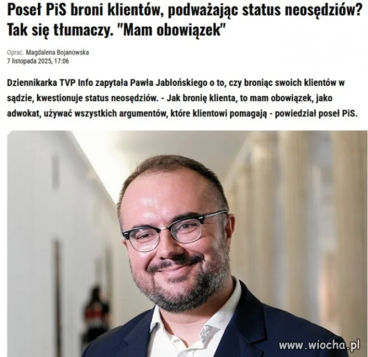 To jak to jest z tymi neosędziami, bo już się gubię
