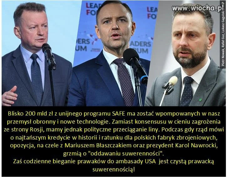 Dlatego dla PiS program SAFE jest niewygodny