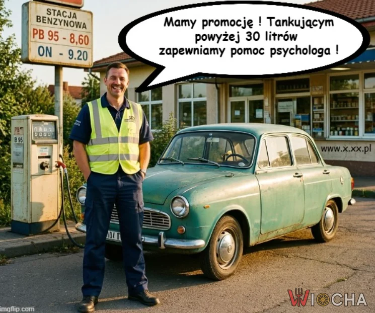 A do 50 litrów paczka antydepresantów:-) Po 5.19.