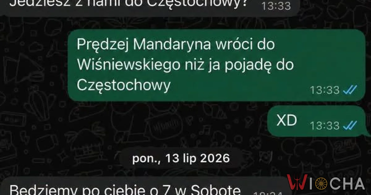 Będziemy po ciebie o 7