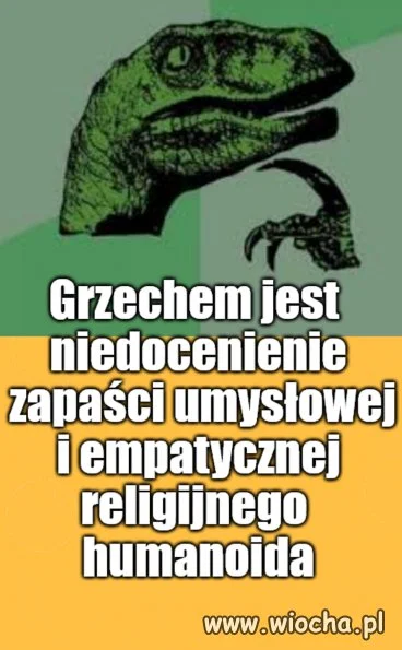 Kaprawym okiem ateisty patrząc ...