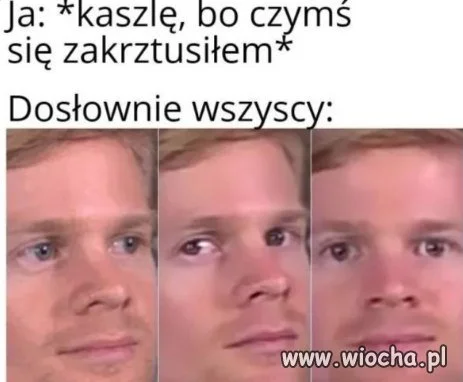 Przysięgam, to tylko suchość w gardle