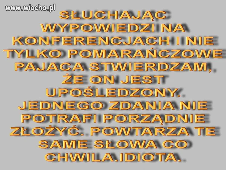 Pomarańczowy ma a kuku