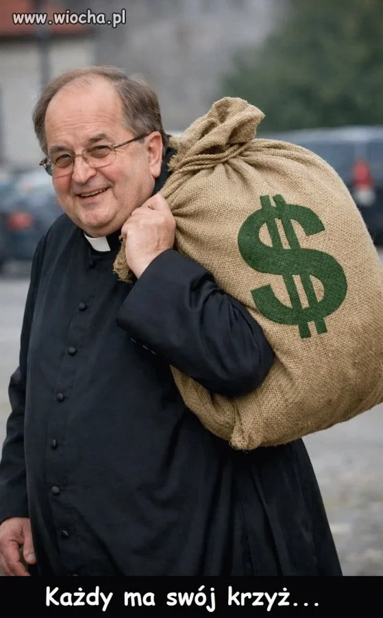 Taki krzyż jak ma ten koleś to każdy by chciał