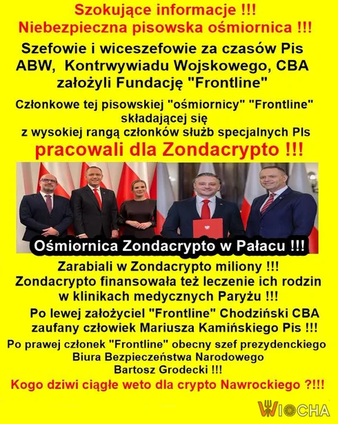 Szokujące informacje !!! Niebezpieczna pisowska ośmiornica !!!