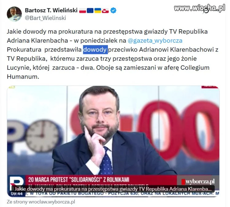 Z cyklu; ,,ataki polityczne''