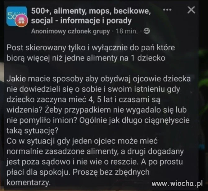 Kiedy szon multiplikuje alimenty z 1 bąbla