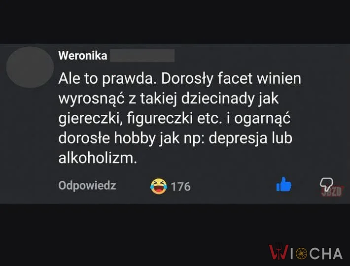 Dorosłe hobby jak depresja czy alkoholizm