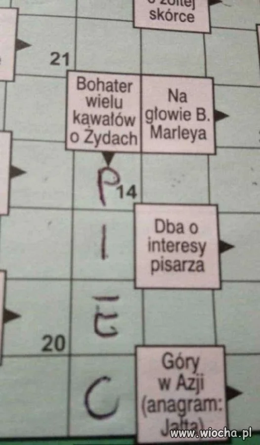 Bohater wielu kawałów o Żydach