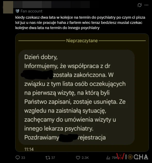 Dwa lata w kolejce i... z fartem