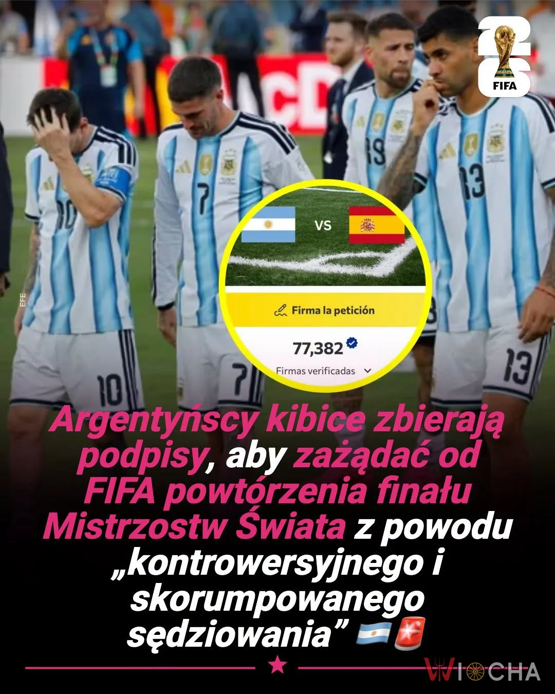 Argentyńscy kibice na wojnie z sędzią